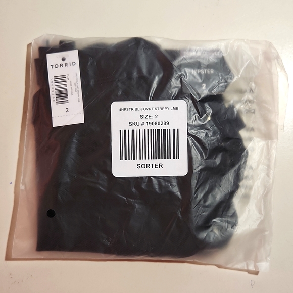 ❤️NWT VINTAGE TORRID PANTY - OVERT STRAPPY MESH HIPSTER PANTY LINGERIE - Picture 3 of 11